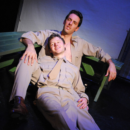 Stu and Mitch sing but don’t ask and don’t tell in new military musical