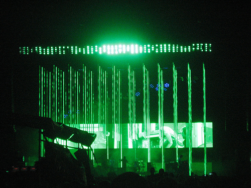radiohead light show