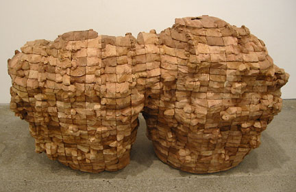 Ursula von Rydingsvard, "Dubeltowa (Double)," cedar, 2006