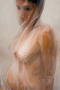 reconfiguringthebody Alyssa Monks, "Vapor," oil on linen, 2008