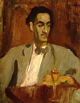 Alice Neel, “Carlos Enríquez,” oil on canvas, 1926