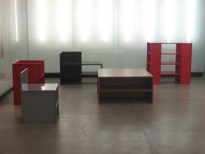 Form meets function in Judd furniture show (photo by twi-ny/mdr)
