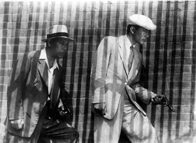 Takashi Shimura and Toshiro Mifune are on the hunt in Kurosawa detective story