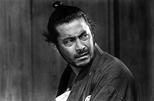 Toshiro Mifune can’t believe what he sees in SANJURO
