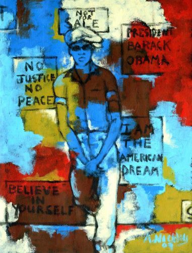 harlemfinearts Andrew Nichols’s “Not for Sale” is main image of inaugural Harlem Fine Arts Show