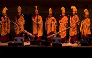 A performance by monks is always part of Tibet House benefit