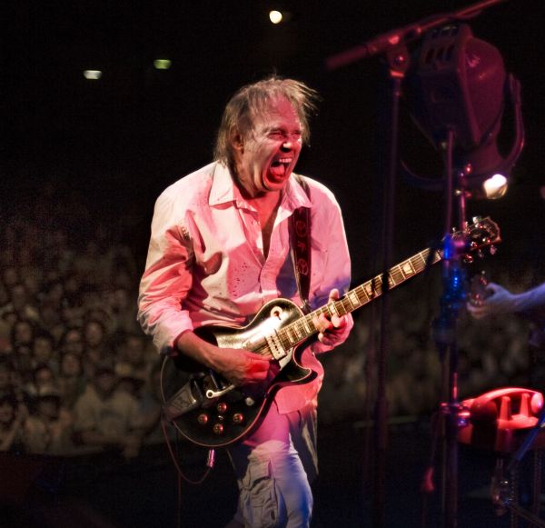 Neil Young lets it all hang out in latest concert film (photo by Larry Cragg)
