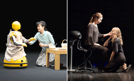 Robot Theater Project (photos by Tsukasa Aoki and Tatsuo Nambu)