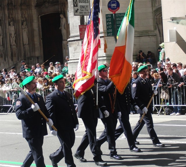 St. Patrick’s Day features the wearing of the green up Fifth Ave. (photo by twi-ny/mdr)