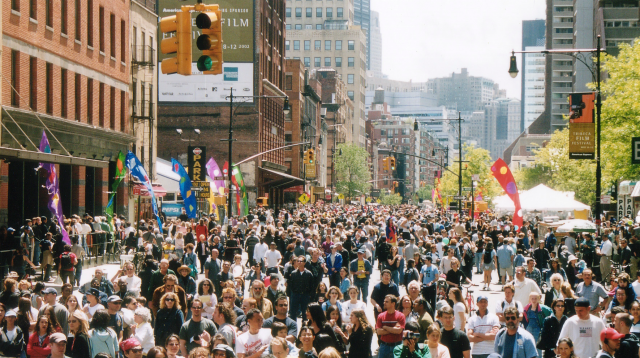 Crowds will flock to TriBeCa for film festival street fair and sports day on Saturday