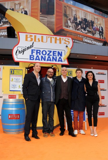 ARRESTED DEVELOPMENT will celebrate its return with free frozen bananas in New York on May 13 (photo by Stuart Wilson/Getty Images for Netflix)