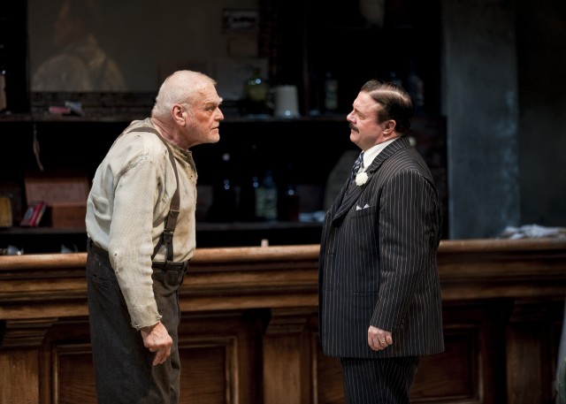 Goodman Theatre revival of Eugene Oneills THE ICEMAN COMETH comes to BAM, starring Brian Dennehy and Nathan Lane (photo by Liz Lauren)