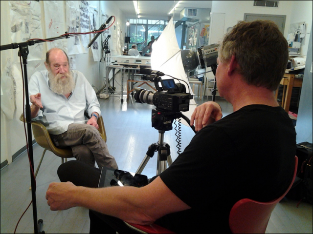 James Crump interviews Lawrence Weiner