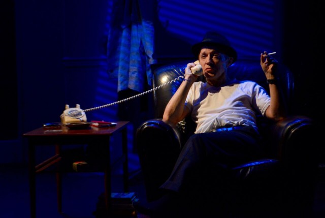 A phone call sets everything in motion in theatrical adaptation of Paul Austers CITY OF GLASS photo by Arthur Cornelius)