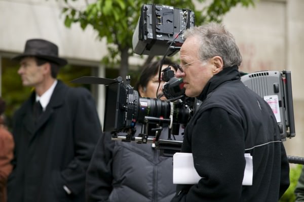 Michael Mann on the set of PUBLIC ENEMIES, which is part of BAM tribute to the writer-director-producer