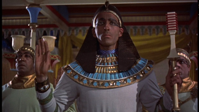 Christopher Lee is about to get wrapped up in murderous trouble in THE MUMMY