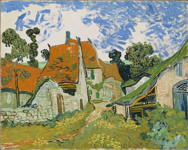 Vincent van Gogh, Street in Auvers-sur-Oise, oil on canvas, 1890 (Ateneum Art Museum, Finnish National Gallery, Helsinki, Collection Antell)
