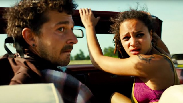 Jake (Shia LaBeouf) and Star (Sasha Lane) encounter some major trouble in exhilarating road-trip movie