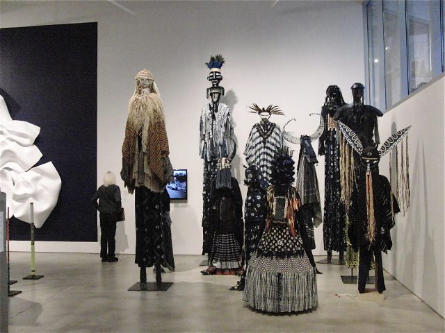 Laura Anderson Barbata’s “Intervention: Indigo” references ritual and the slave trade (photo by twi-ny/mdr)