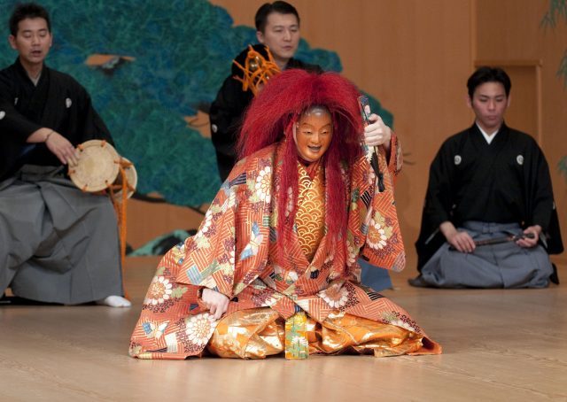 Living National Treasure Tomoeda Akiyo and Kita Noh Theater Company will be at Japan Society to perform works that inspired W. B. Yeats (photo © Seiichiro Tsuji)