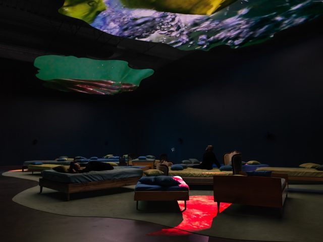 Pipilotti Rist’s “4th Floor to Mildness” offers a relaxing multimedia journey at the New Museum (photo by Maris Hutchinson / EPW Studio)