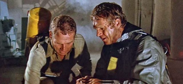Paul Newman and Steve McQueen lead an all-star cast in The Towering Inferno