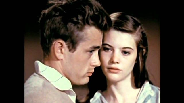 Cal Trask (James Dean) and Anne (Lois Smith) share a tender moment in Elia Kazan’s adaptation of John Steinbeck’s East of Eden