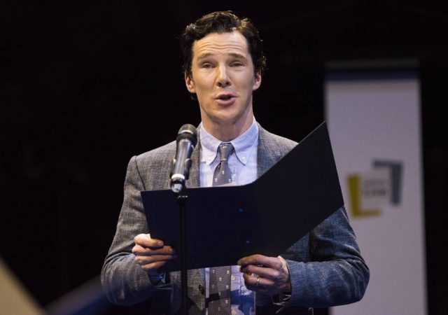Benedict Cumberbatch and special guests will perform Letters Live at the Town Hall May 18-19