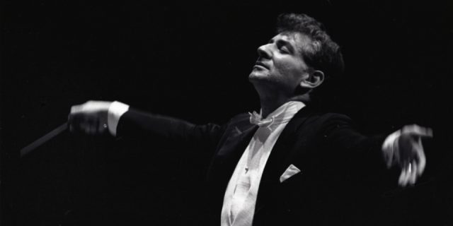 Symphony Space honors Leonard Bernstein with Wall to Wall presentation on May 19 (photo by Don Hunstein, 1961; courtesy of Sony Music)