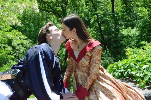 Ian Antal and Connie Castanzo star in New York Classical Theatre free production of Romeo & Juliet in the parks this month (photo courtesy New York Classical Theatre)