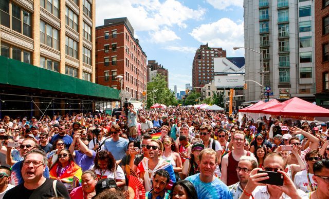PrideFest street fair immediately follows the March
