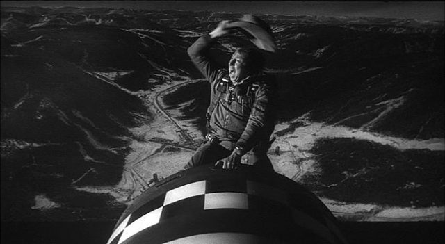 Dr. Strangelove is a grim, if hysterically funny, reminder of the threat of nuclear war