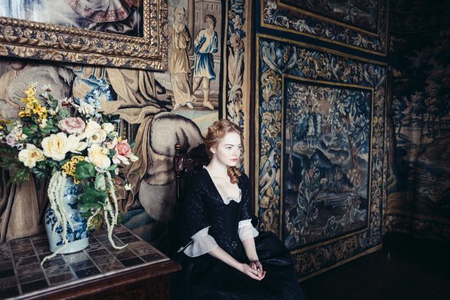 Emma Stone in the film THE FAVOURITE. (photo by Yorgos Lanthimos. © 2018 Twentieth Century Fox Film Corporation All Rights Reserved)