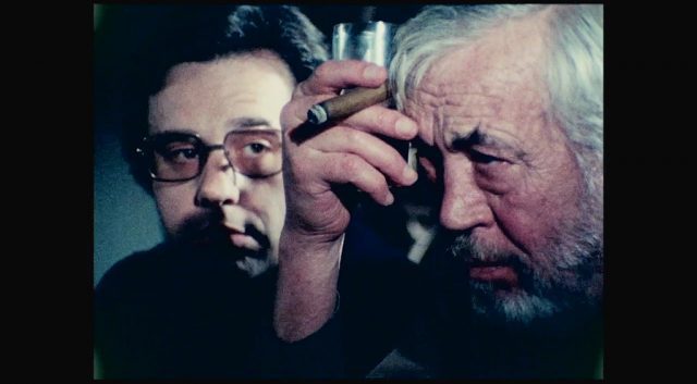 John Huston stars as a filmmaker on the last day of his life in The Other Side of the Wind