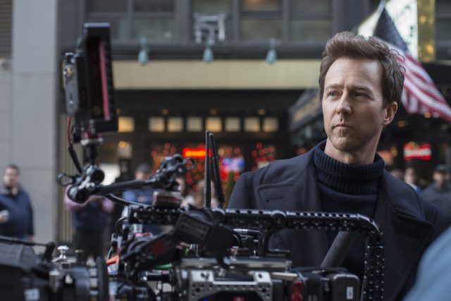 Actor/Writer/Director/Producer EDWARD NORTON on the set of Warner Bros. Pictures’ drama “MOTHERLESS BROOKLYN,” a Warner Bros. Pictures release. (photo by Glen Wilson)