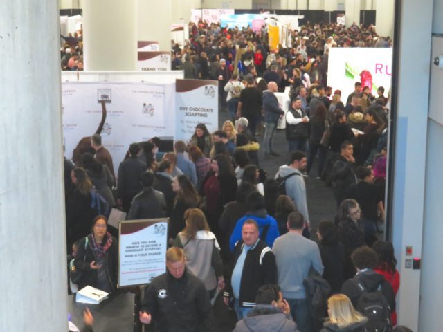 Chocolate lovers flock to Javits for return of salon (photo by twi-ny/mdr)